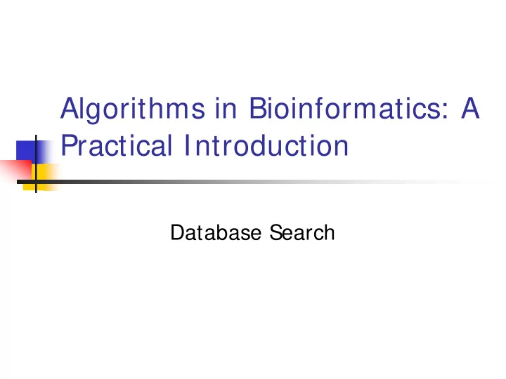 algorithms in bioinformatics a practical introduction