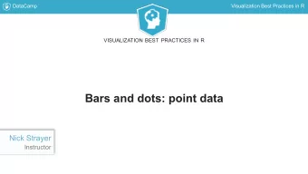 Bars and dots: point data  Nick Strayer  Instructor  DataCamp  Visualization Best Practices in R