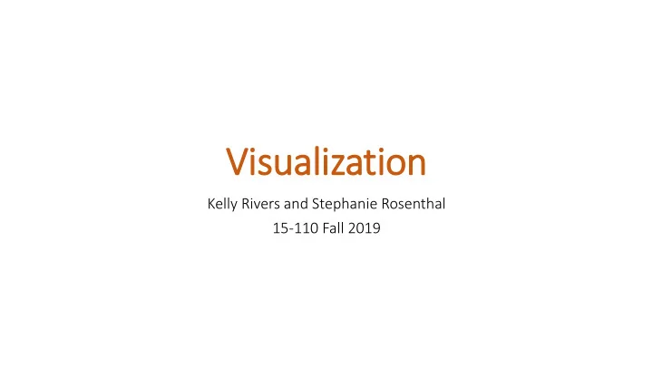 visualization