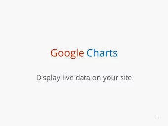 Google Charts Display live data on your site  1  Using Google Charts