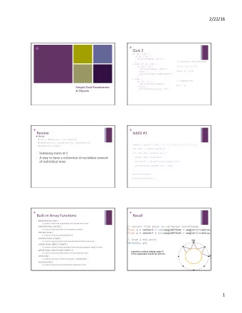 + + Quiz  2    if (x &lt; 100) {  if (y &lt; 10) {  println(&quot;good job!&quot;);  }  //