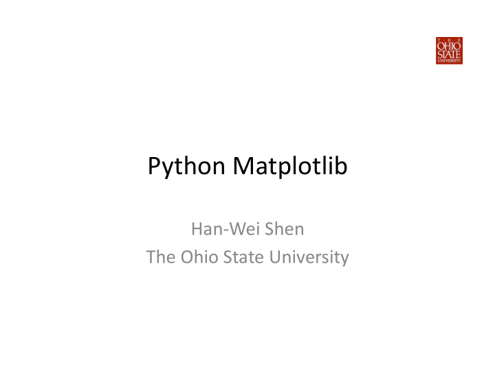 python matplotlib