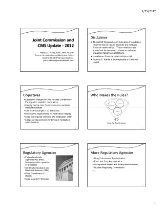 Disclaimer  The ASHP Research and Education Foundation  requires that all faculty disclose any