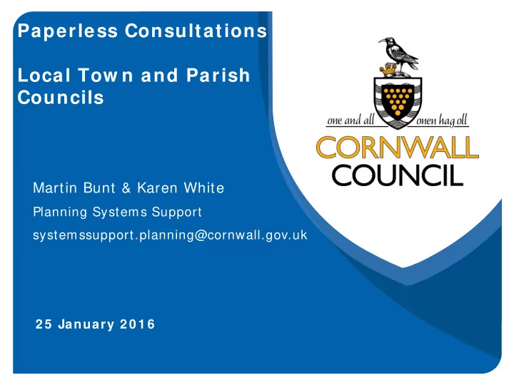 martin bunt amp karen white planning systems support