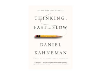 System 1 vs. System 2  System 1 operates automatically and quickly, with little or no e fg ort