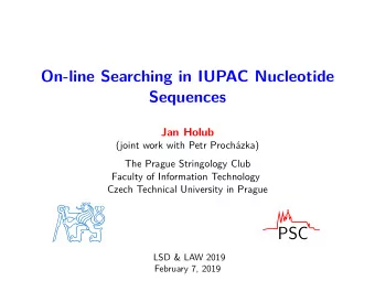 PSC  LSD &amp; LAW 2019  February 7, 2019  Outline  1.  Motivation  2.  Basic Concepts  3. BADPM