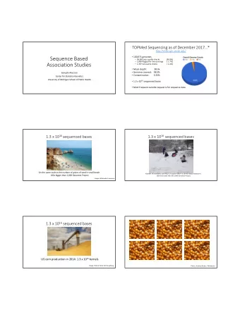 Sequence  Based    100,071  genomes  96,985  pass  quality  checks  (96.9%)