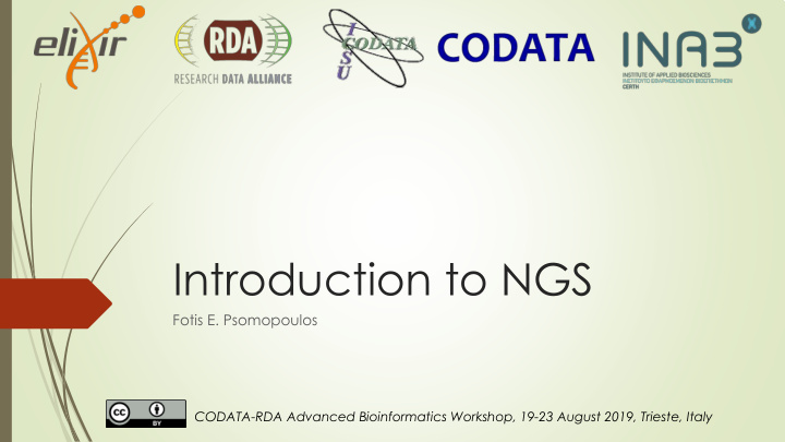 introduction to ngs