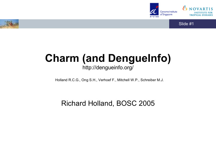charm and dengueinfo