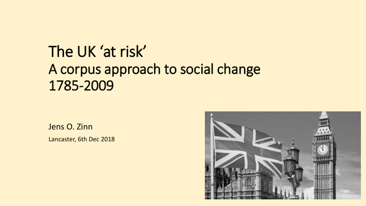 the uk at risk