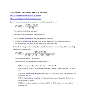 Frequentist example  An entomologist spots what might be a rare subspecies of beetle, due to the