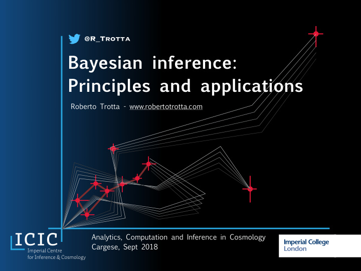 bayesian inference principles and applications