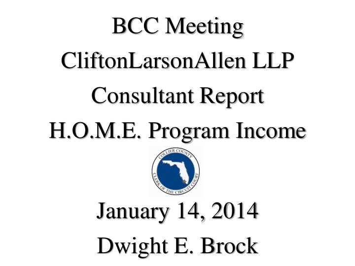 bcc meeting