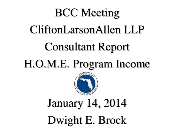 bcc meeting