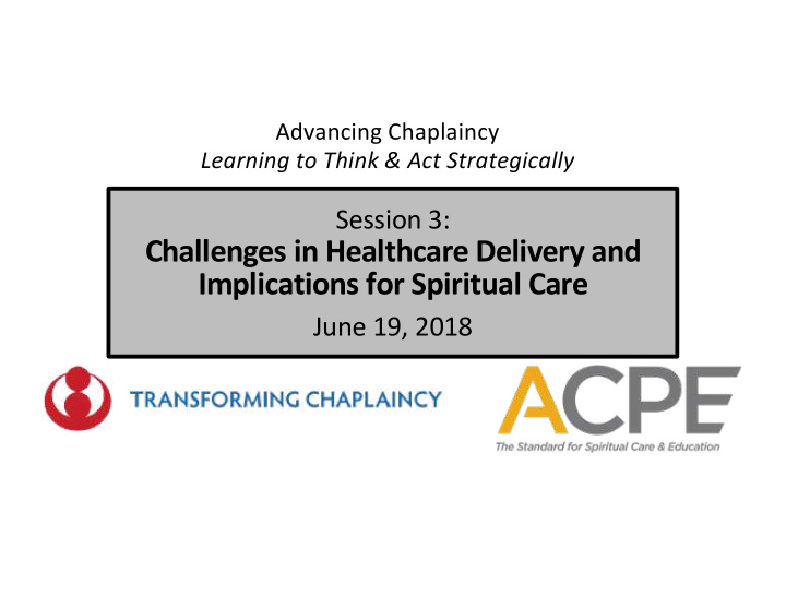 challenges in healthcare delivery and implications for