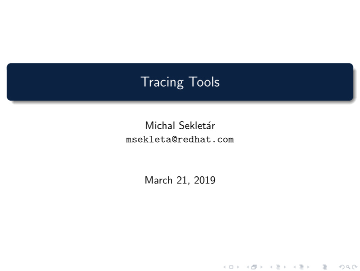 tracing tools