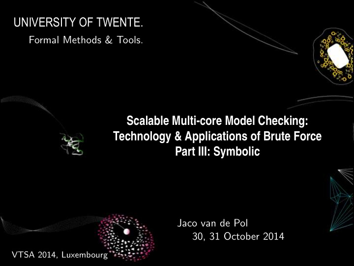 scalable multi core model checking technology