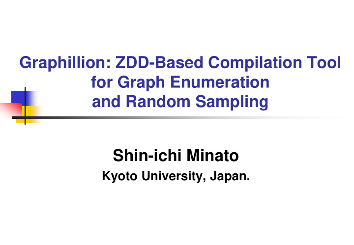 graphillion zdd based compilation tool for graph