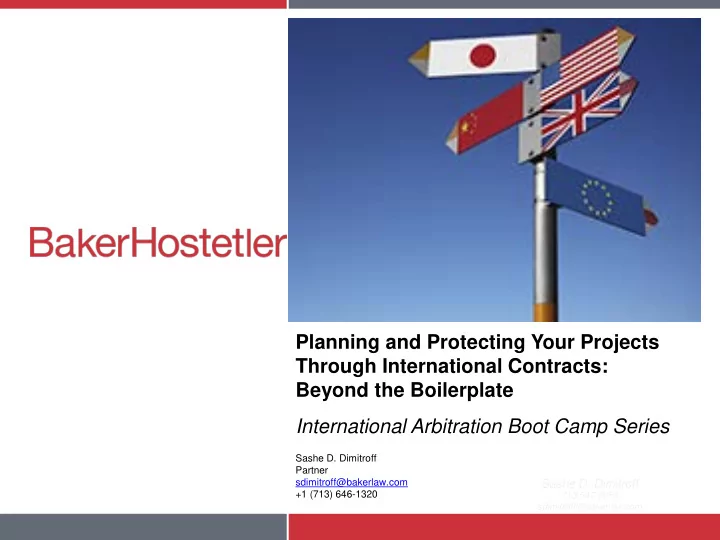 planning and protecting your projects through