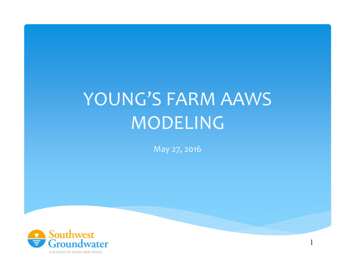 young s farm aaws modeling