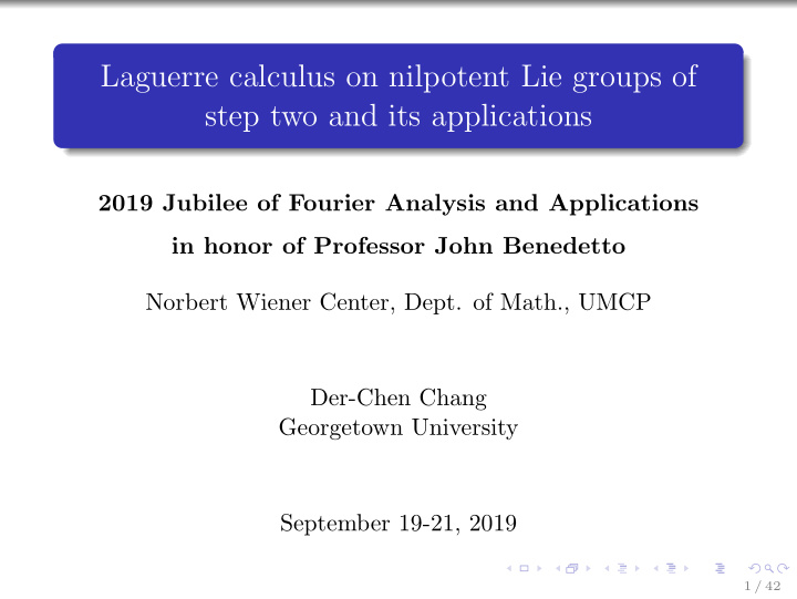 laguerre calculus on nilpotent lie groups of step two and