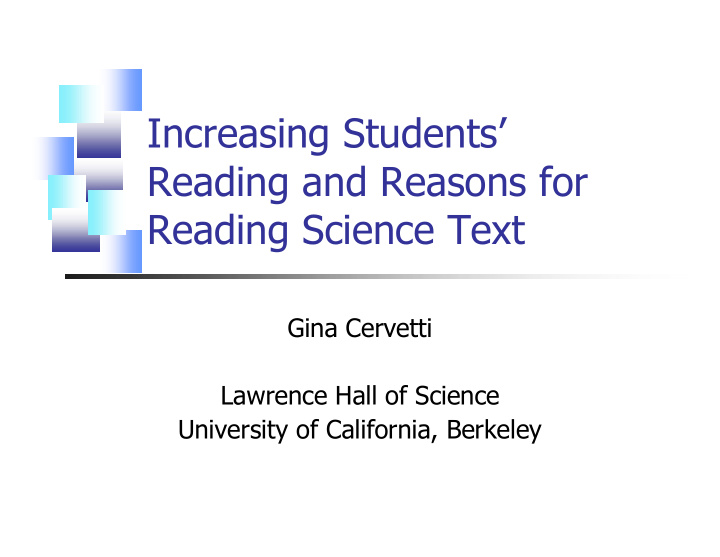 increasing students reading and reasons for reading