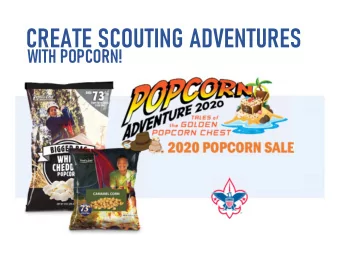 WITH POPCORN!  2020 POPCORN SALE  Guide Pg 1  1. Well be covering many common  questions