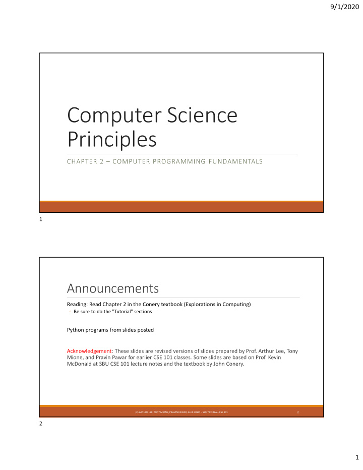 computer science principles