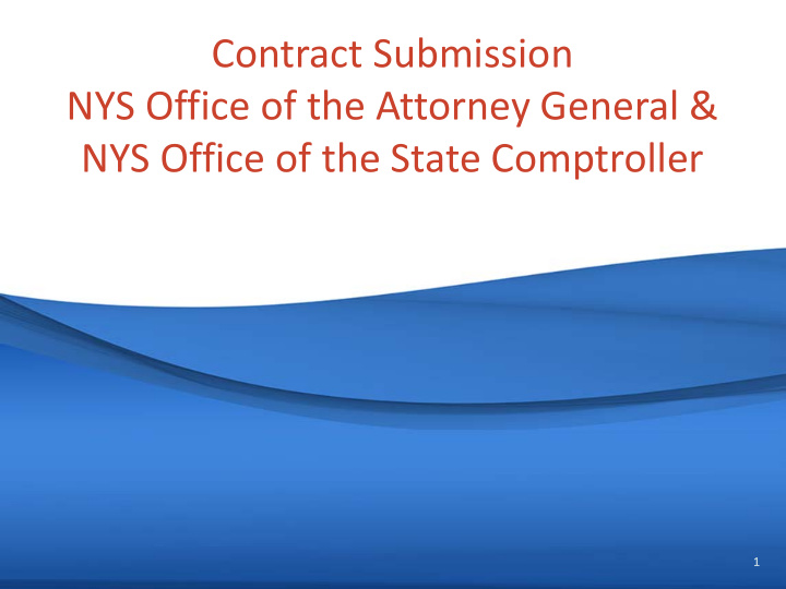 contract submission nys office of the attorney general