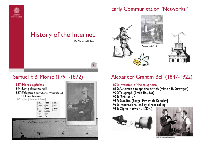 history of the internet