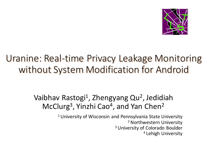 uranine real time privacy leakage monitoring without