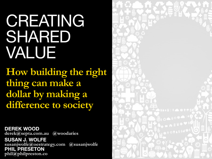 creating shared value