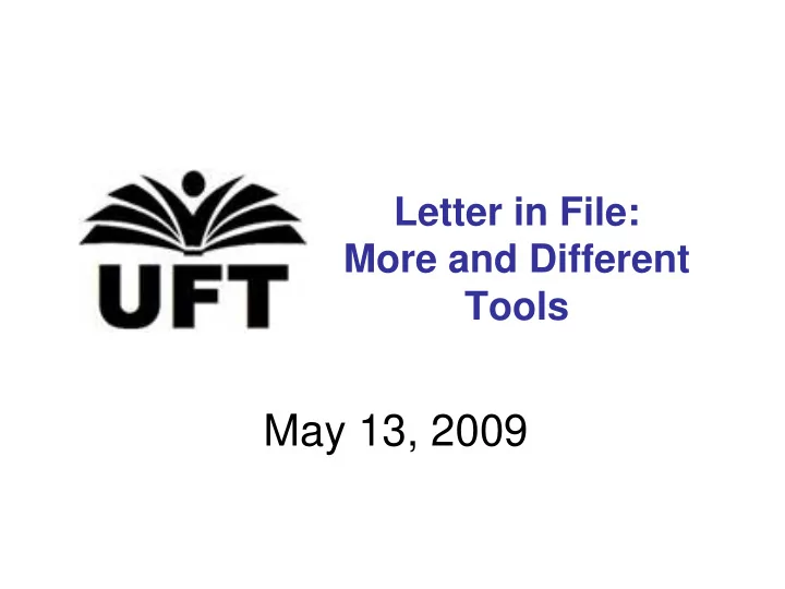 may 13 2009