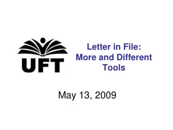 May 13, 2009  Material in File  Pre-2005:  In 95%-98% of the LIF grievances filed, the