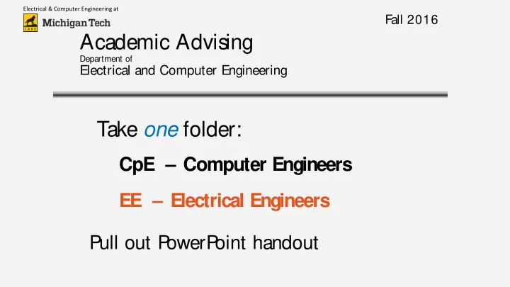 academic advising