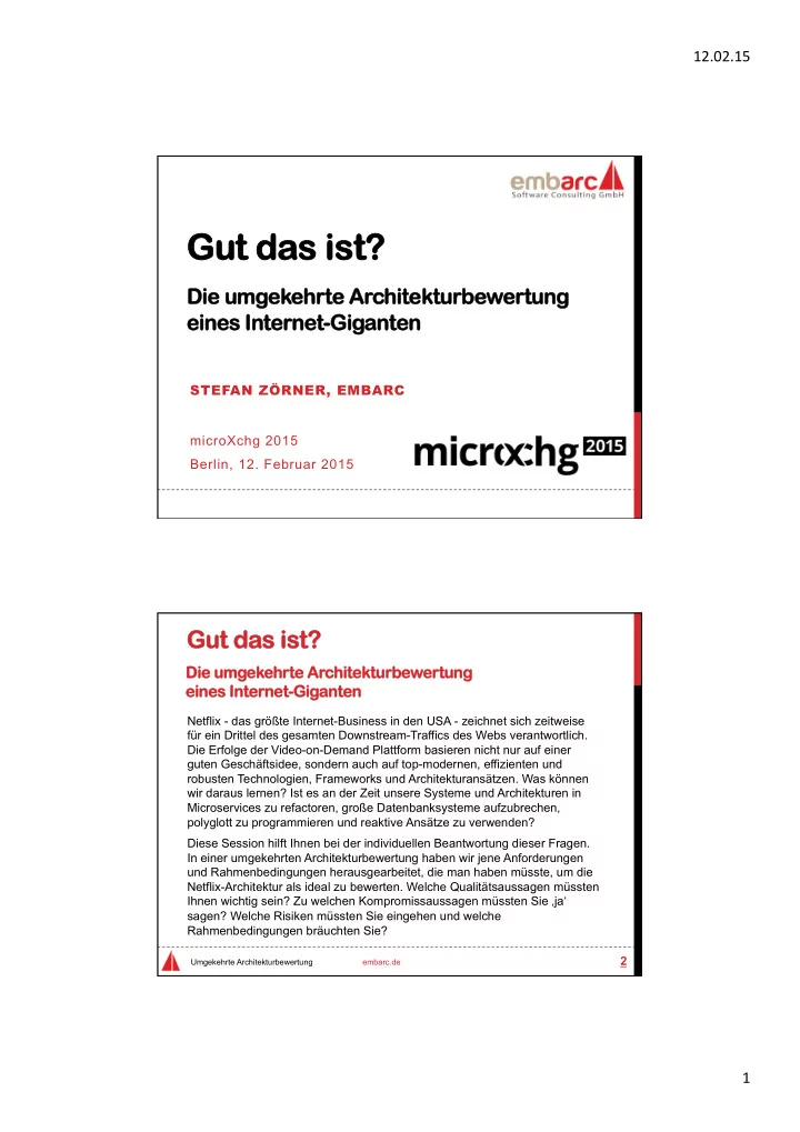 gut das ist gut das ist