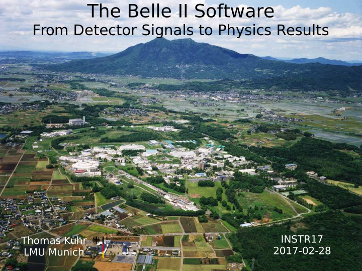 the belle ii software