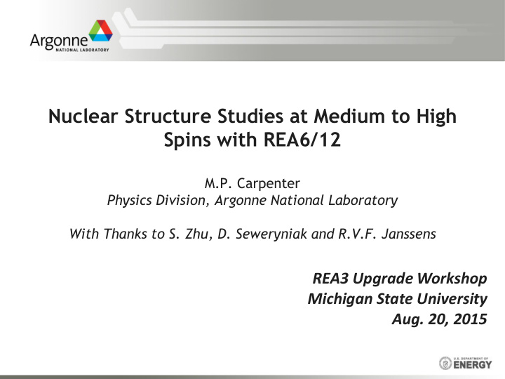 nuclear structure studies at medium to high spins with