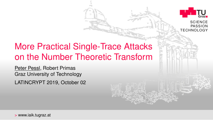 more practical single trace attacks on the number