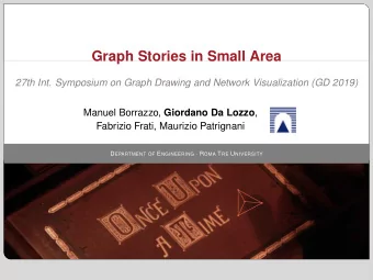 Graph Stories in Small Area  27th Int. Symposium on Graph Drawing and Network Visualization (GD