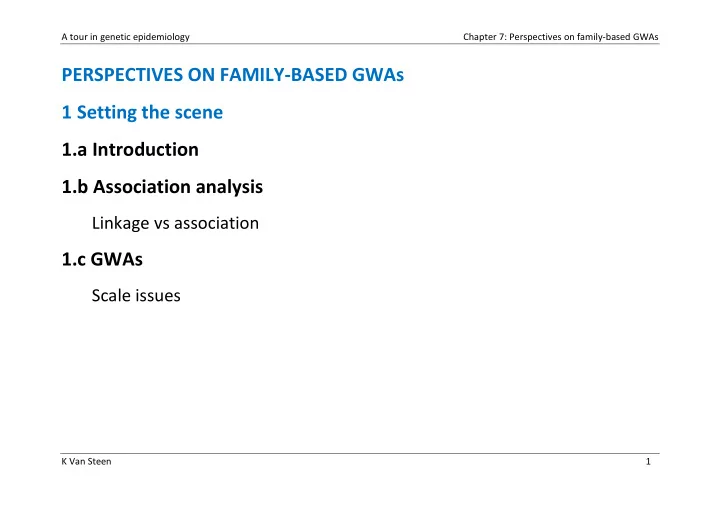 1 setting the scene main references