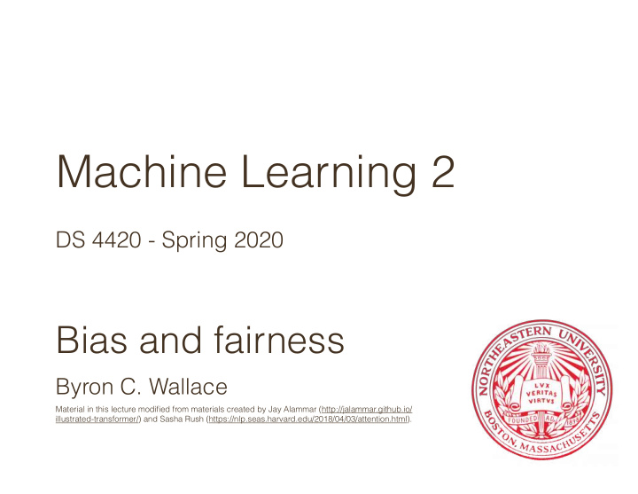 machine learning 2