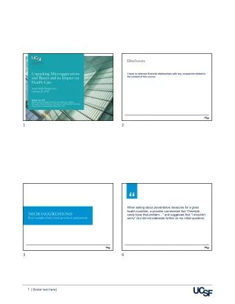 When asking about preventative measures for a given  health condition, a provider commented