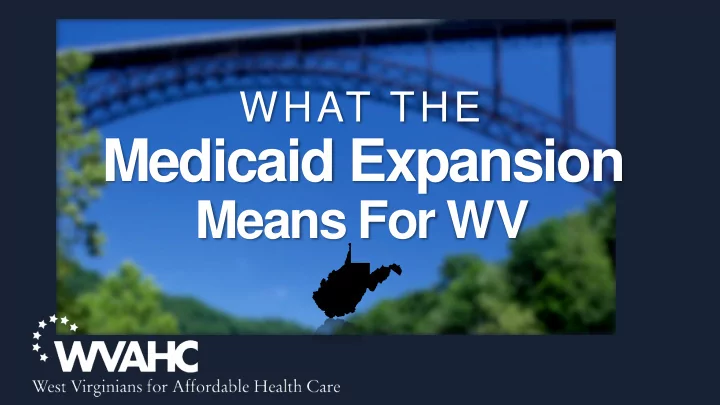 medicaid expansion