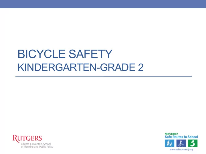 bicycle safety