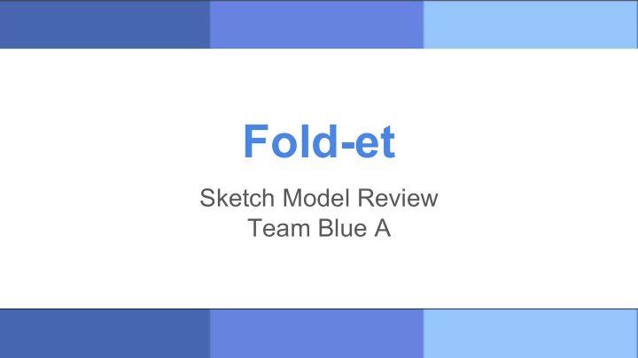 fold et