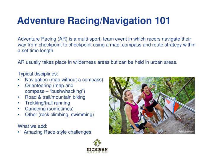 adventure racing navigation 101