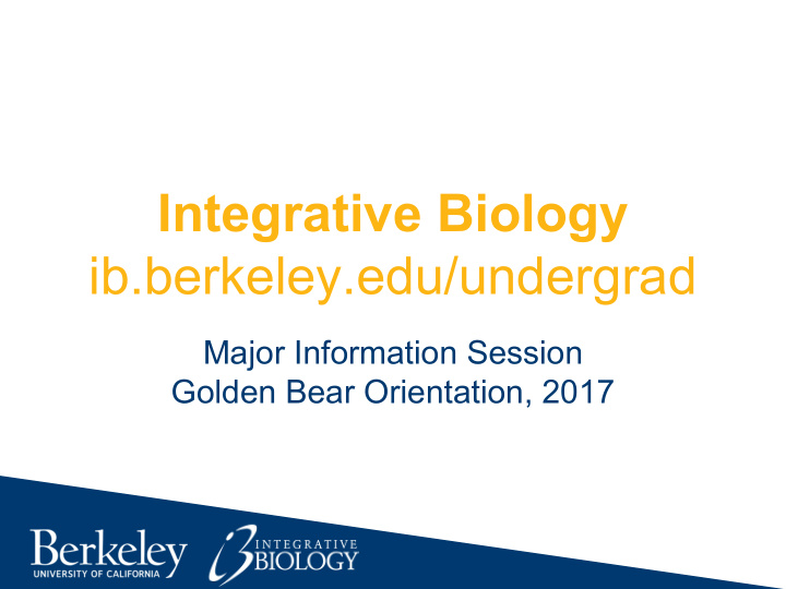 integrative biology ib berkeley edu undergrad