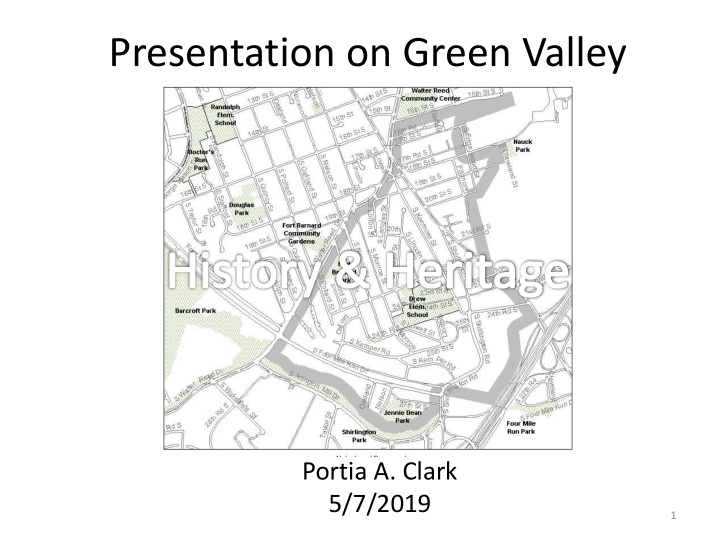presentation on green valley
