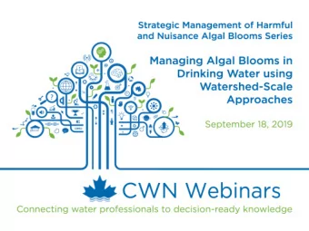 Insights for the water sector  helping decision-makers move forward  Canadian Water Network frames